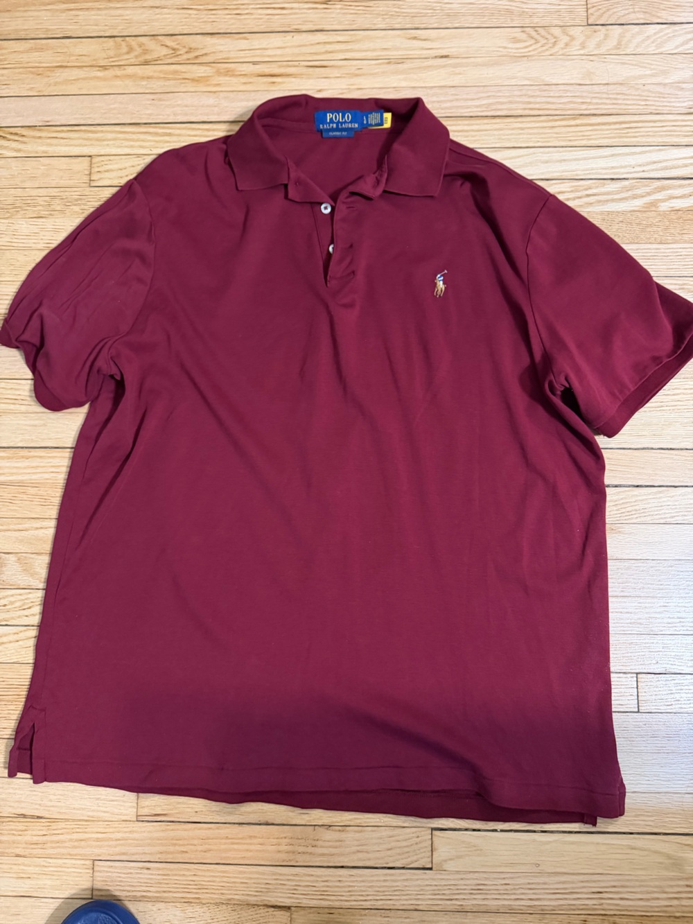Polo by Ralph Lauren Men’s Burgundy Short Sleeve Polo